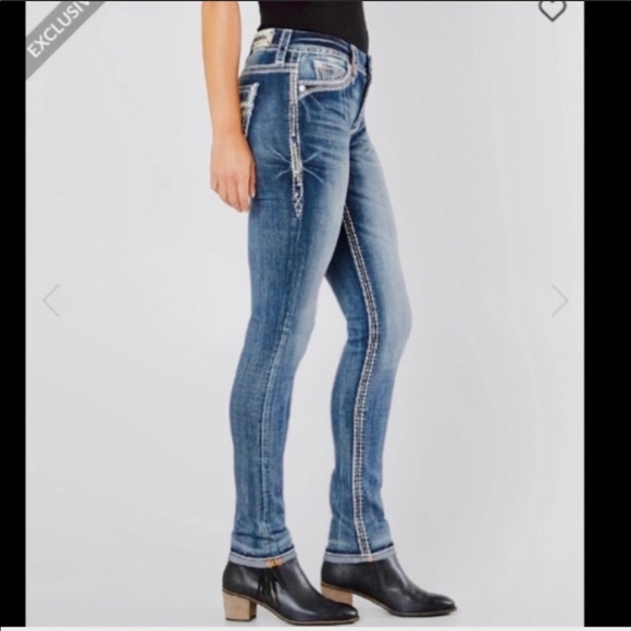 Rock Revival Easy Skinny Stretch Womens Jeans - Picture 4 of 8